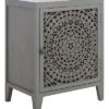 Safavieh Thea 1 Door Carved Nightstand Home