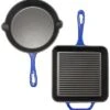 BergHOFF 2pc Enamel Cast Iron Set Home Blue