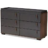 Rikke Wood 6-Drawer Dresser Home