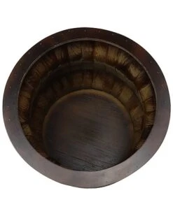 Rustic Round Light Wood Storage Stool Home 9 Rustic Round Light Wood Storage Stool Home -Home Furnishing Store 3050910295 RLLD 5