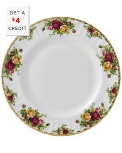 Old Country Roses Plate Home