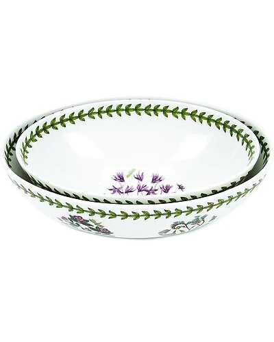 Botanic Garden Set Of 2 Oval Nesting Bowls Home 1 Botanic Garden Set Of 2 Oval Nesting Bowls Home