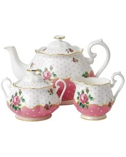 Cheeky Pink 3pc Tea Set Home