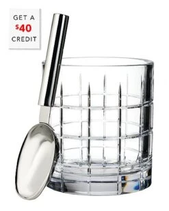 Waterford Cluin Short Stories Ice Bucket With Scoop Home