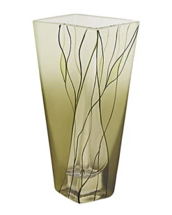 Evergreen European 8in Squarish Vase Home