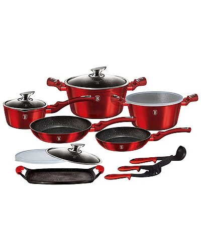 Non-Stick 14pc Kitchen Cookware Set Home 1 Non-Stick 14pc Kitchen Cookware Set Home