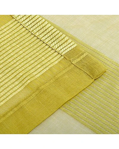 Superior Set Of 2 Dalisto Rope Textured Sheer Curtains With Grommet Top Header Home 3 Superior Set Of 2 Dalisto Rope Textured Sheer Curtains With Grommet Top Header Home - Image 3