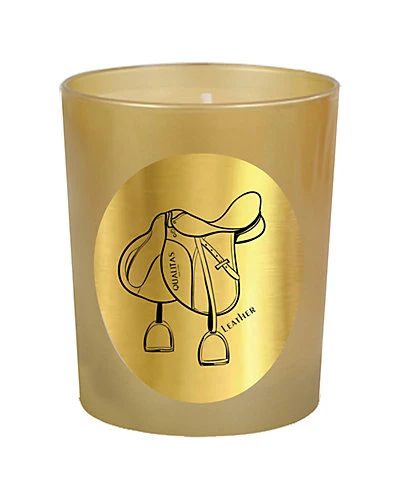 Leather 6.5oz Beeswax Candle Home 1 Leather 6.5oz Beeswax Candle Home