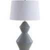 Lba 29in Geometric CeramicMetal LED Table Lamp Leaf Home