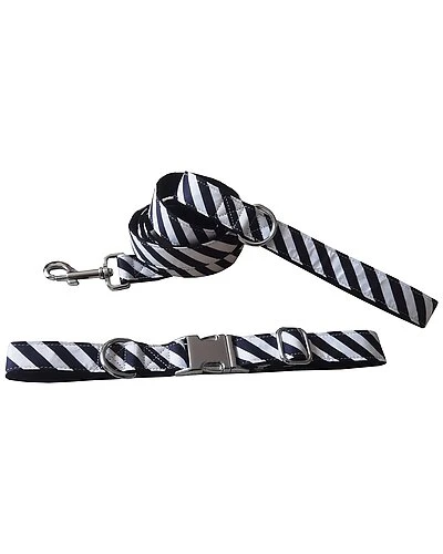 Ziggy Black Collar & Leash Set Home 1 Ziggy Black Collar & Leash Set Home
