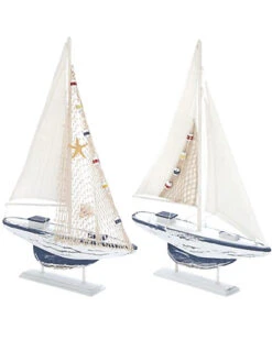 2pc Sailing Boats Home