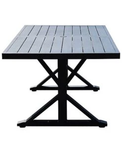 Santorini Rectangle Dining Table With Umbrella Hole Home -Home Furnishing Store 3070009369 RLLD 3