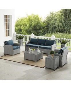 Crosley Bradenton 5Pc Outdoor Wicker Sofa Set Home -Home Furnishing Store 3070026222 RLLD 7
