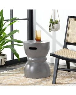 Safavieh Haruki Indoor/Outdoor Modern Concrete Round 17.7in Accent Table Home -Home Furnishing Store 3070035098 RLLD 4
