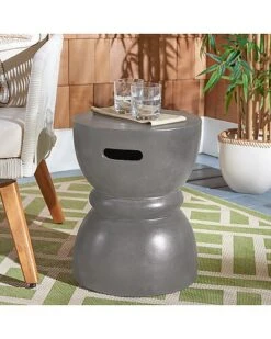 Safavieh Haruki Indoor/Outdoor Modern Concrete Round 17.7in Accent Table Home -Home Furnishing Store 3070035098 RLLD 5
