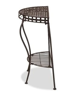 Laraine Modern & Contemporary Black Metal Outdoor Console Table Home -Home Furnishing Store 3070099526 RLLD 3