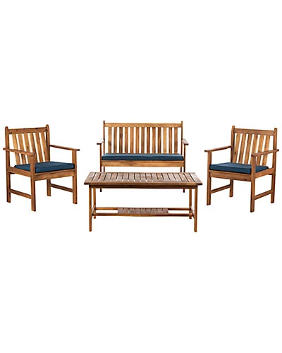 Safavieh Burbank 4pc Outdoor Set Home 1 Safavieh Burbank 4pc Outdoor Set Home
