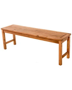 Acacia Wood Patio Bench Home