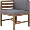 Sanibel Modular Outdoor Acacia L/R Chairs And Ottoman Home