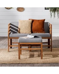Sanibel Modular Outdoor Acacia L/R Chairs And Ottoman Home -Home Furnishing Store 3070219546 RLLD 3