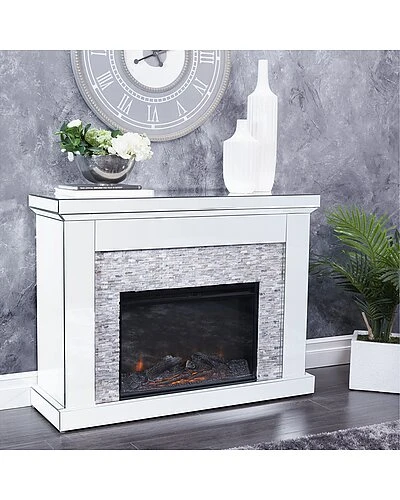 Clear Glam Electric Fireplace Home 2 Clear Glam Electric Fireplace Home - Image 2