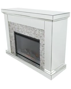 Clear Glam Electric Fireplace Home 6 Clear Glam Electric Fireplace Home -Home Furnishing Store 3070231034 RLLD 3