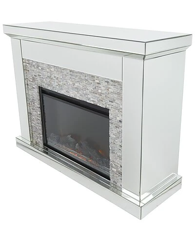 Clear Glam Electric Fireplace Home 3 Clear Glam Electric Fireplace Home - Image 3