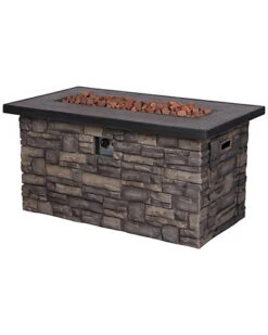 Villa 48in Rectangular Outdoor Propane Gas Fire Pit Table Home -Home Furnishing Store 3070233968 RLLD 5