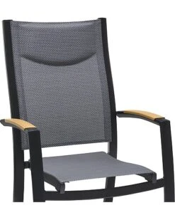 Panama Outdoor Black Aluminum Stacking Dining Chair , Set Of 2 Home 5 Panama Outdoor Black Aluminum Stacking Dining Chair , Set Of 2 Home -Home Furnishing Store 3070237328 RLLD 3