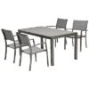 Solana 5pc Outdoor Aluminum Dining Set Home