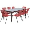 Fineline And Clip Indoor Outdoor 9pc Dining Set Home