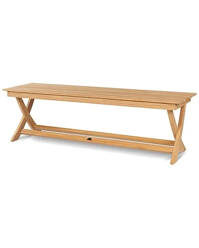 Jacques 3 Person Teak Outdoor Bench Home 1 Jacques 3 Person Teak Outdoor Bench Home
