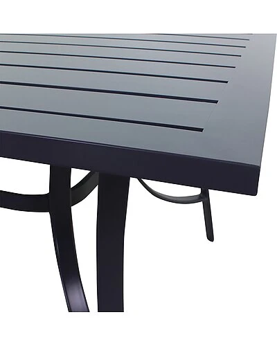 Santa Fe Dark Gray 7Pc Rectangle Dining Set With 72In Table And 6 Wicker Swivel Rockers Home 2 Santa Fe Dark Gray 7Pc Rectangle Dining Set With 72In Table And 6 Wicker Swivel Rockers Home - Image 2