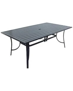 Santa Fe Dark Gray 7Pc Rectangle Dining Set With 72In Table And 6 Wicker Swivel Rockers Home 12 Santa Fe Dark Gray 7Pc Rectangle Dining Set With 72In Table And 6 Wicker Swivel Rockers Home -Home Furnishing Store 3070329379 RLLD 6