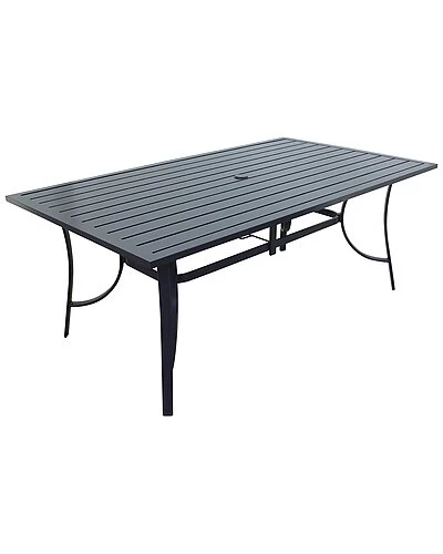 Santa Fe Dark Gray 7Pc Rectangle Dining Set With 72In Table And 6 Wicker Swivel Rockers Home 6 Santa Fe Dark Gray 7Pc Rectangle Dining Set With 72In Table And 6 Wicker Swivel Rockers Home - Image 6