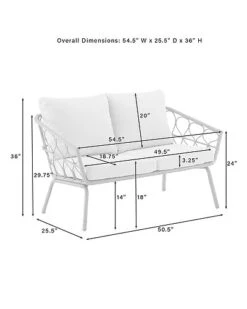 Crosley Furniture Juniper 2pc Outdoor Wicker Conversation Set Home 8 Crosley Furniture Juniper 2pc Outdoor Wicker Conversation Set Home -Home Furnishing Store 3070334338 RLLD 4