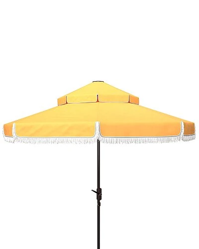 Safavieh Milan 9Ft Dbletop Umbrella Home 1 Safavieh Milan 9Ft Dbletop Umbrella Home