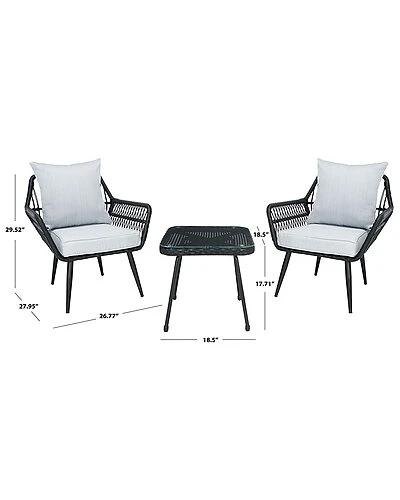 Safavieh Londyn 3Pc Lounge Set Home 3 Safavieh Londyn 3Pc Lounge Set Home - Image 3