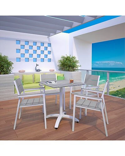 Outdoor Maine 5pc Outdoor Patio Dining Set Home 2 Outdoor Maine 5pc Outdoor Patio Dining Set Home - Image 2