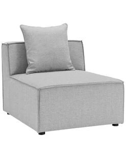 Outdoor Saybrook Outdoor Patio Upholstered Sectional Sofa Armless Chair Home