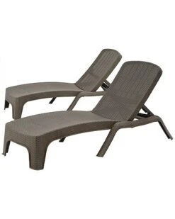 National Tree Company All Weather Chaise Lounge Pair Home