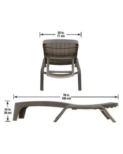 National Tree Company All Weather Chaise Lounge Pair Home -Home Furnishing Store 3070379513 RLLD 4