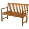 National Tree Company Eucalyptus Grandis Wood Park Bench Home