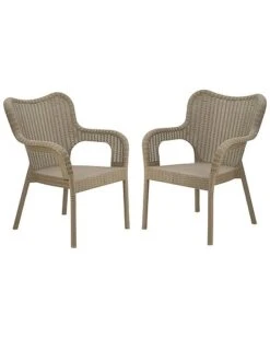 National Tree Company Dorset Collection All-Weather Stacking Chairs Home