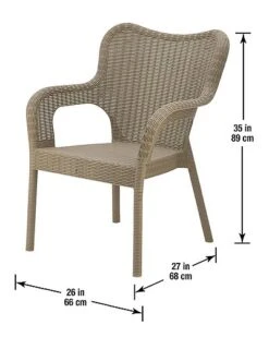 National Tree Company Dorset Collection All-Weather Stacking Chairs Home -Home Furnishing Store 3070379522 RLLD 3