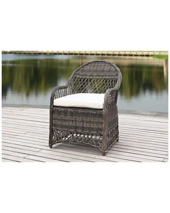 Safavieh Davies Outdoor Wicker Arm Chair With Cushion Home -Home Furnishing Store 3070382011 RLLD 3