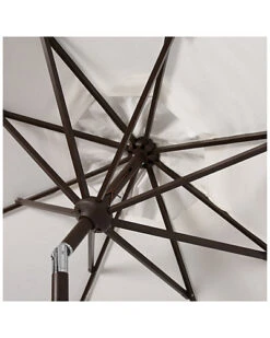 Safavieh Milan Fringe 9Ft Crank Outdoor Push Button Tilt Umbrella Home -Home Furnishing Store 3070382040 RLLD 3