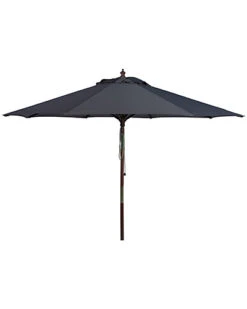 Safavieh Cannes 9Ft Wooden Outdoor Umbrella Home