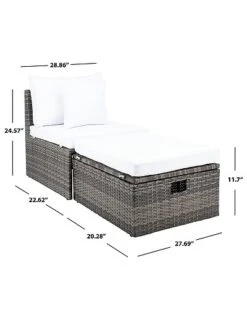 Safavieh Pramla Outdoor Sette With Ottoman Home 5 Safavieh Pramla Outdoor Sette With Ottoman Home -Home Furnishing Store 3070422243 RLLD 3