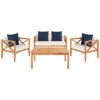 Safavieh Nunzio 4pc Outdoor Set With Accent Pillows Home